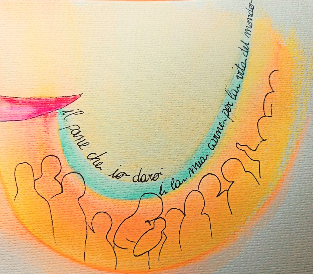 21_Corpus Domini_7giu2026 Illustrazione di sr Marika Cristiana Bon.
